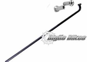 Raio Zincado Preto c Niples 2.0X230mm