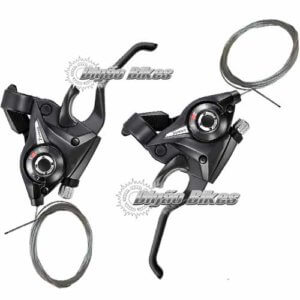 Alavanca Rapid Fire 3x7 21 Velocidades Preto