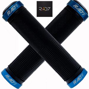 Manopla Rad7 de bike com Trava azul
