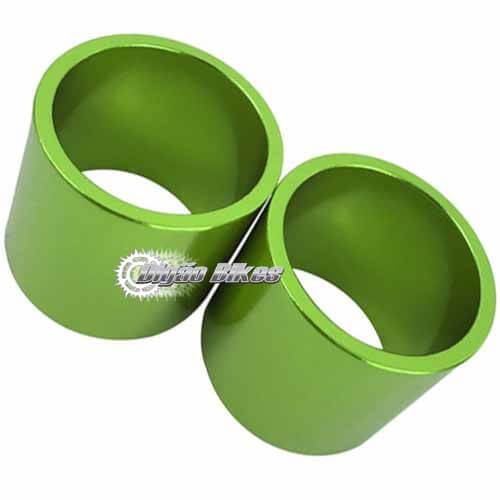 Espaçador em Alumínio 30 mm Verde