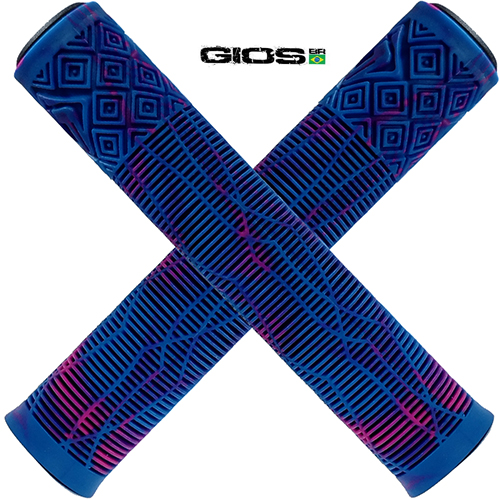 Manopla Gios Gi-058h 165mm Azul com rosa