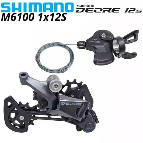 Kit de Alavanca e Câmbio Shimano Deore 12 Velocidades