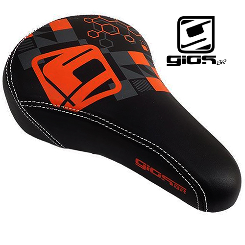 Banco Selim Gios Gi-1109 laranja com preto