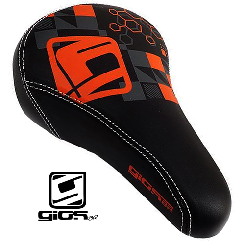 Banco Selim Gios Gi-1109 laranja com preto - Imagem 2