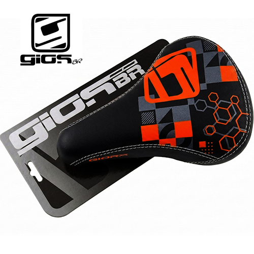 Banco Selim Gios Gi-1109 laranja com preto - Imagem 3