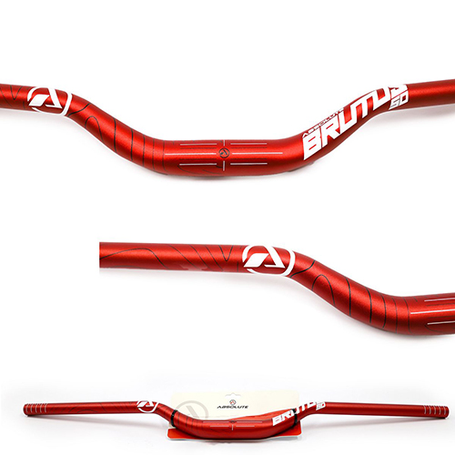 Guidão Absolute Brutus 50 Voador 31.8x780x50 vermelho
