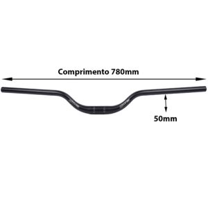 Guidão Gios Gi-hb360bt 31.8x780x50 preto