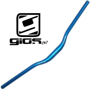 Guidão Gios GI-6816 31.8x720x50mm MTB Azul de alumínio
