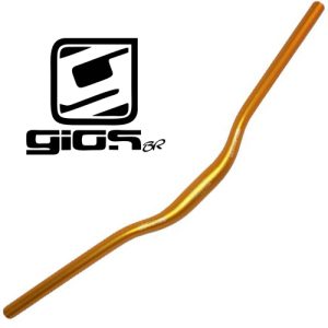 Guidão Gios GI-6816 31.8x720x50mm MTB Dourado de alumínio