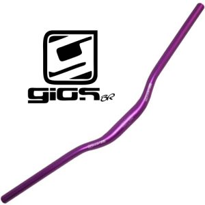 Guidão Gios GI-6816 31.8x720x50mm MTB Roxo de alumínio