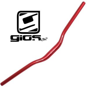 Guidão Gios GI-6816 31.8x720x50mm MTB Vermelho de alumínio