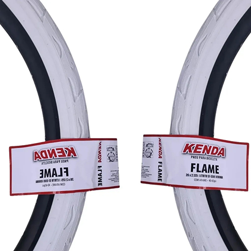Pneu Kenda Flame 26x2.125 branco balão - Imagem 3