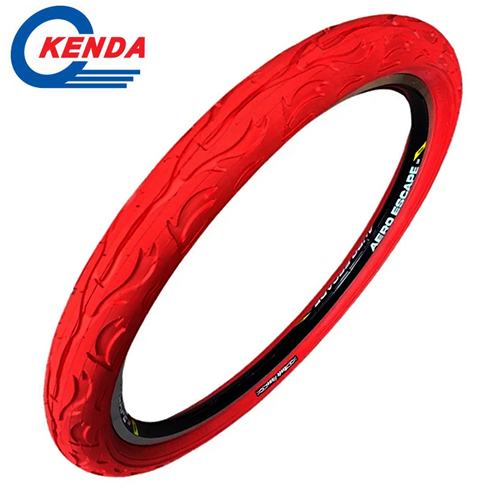 Pneu Kenda Flame 26x2.125 vermelho balão - Imagem 2