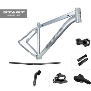 Quadro 29x15.5 GTA Start cinza de alumínio