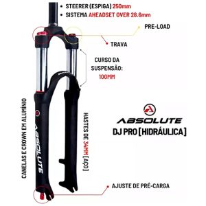Suspensão 26x150 Absolute Brutus Pro Ahead Set Over