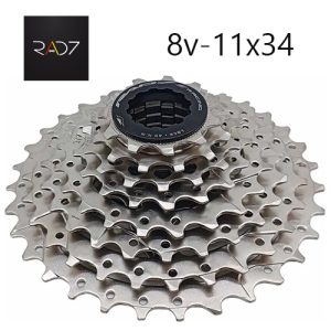 Cassete Rad7  8v 11x34 cromado