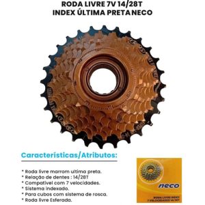 Catraca 7v Neco 14/28 de rosca