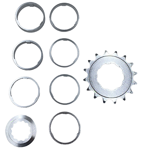 Kit Single Speed Rad7 16 dentes prata 75g