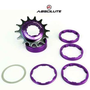 Kit Single Speed  Absolute 14 dentes roxo 56g