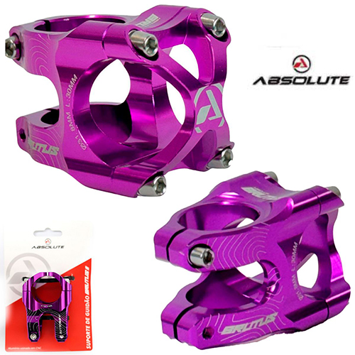 Mesa Absolute Brutus 31.8 x 35 mm Roxa Wheeling DH Grau passeio Grau