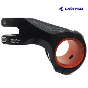Mesa Calipso Pro Duo 31.8 ou 35 x 70 x 17 graus nevativa preto de alumínio 160g