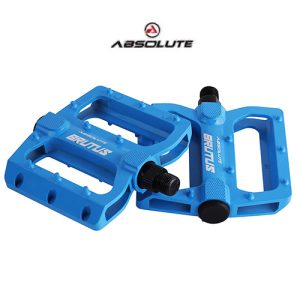 Pedal Absolute Brutus Azul rosca grossa 9/16 alumínio