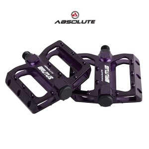 Pedal Absolute Brutus Roxo rosca grossa 9/16 alumínio