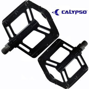 Pedal CLy Calipso rolamentado preto rosca grossa 9/16 alumínio