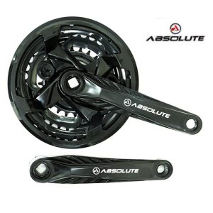 Pedivela Absolute 24/34/42 dentes MTB cor preto