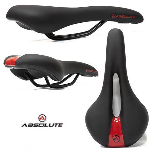Banco Absolute vazado 270x140mm preto com vermelho 318g